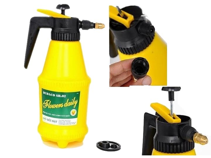 Chân đế bình đặt trên bề mặt vững chắc Dudaco B202