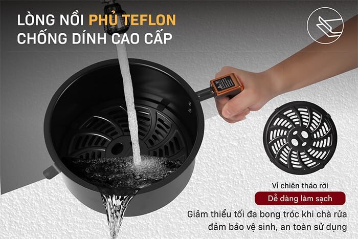 Nồi chiên không dầu Fujihome AG6D