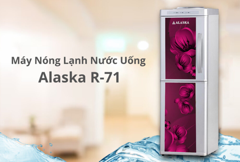 Kiểu dáng thanh lịch của Máy Làm Nóng Lạnh Nước Uống Alaska R-71