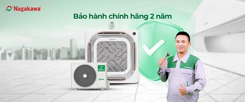 Điều hòa âm trần Nagakawa 50000 BTU 1 chiều NT-C50R2M32