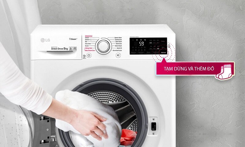 Máy giặt LG Inverter 8 kg FC1408S4W1 Máy giặt LG Inverter 8 kg FC1408S4W1