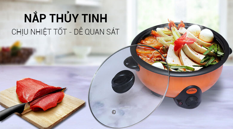 Nồi lẩu điện Delites NL3001 3.5 lít