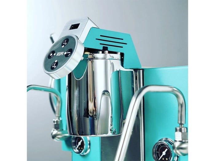Máy pha cà phê màu xanh  Máy pha cà phê màu xanh