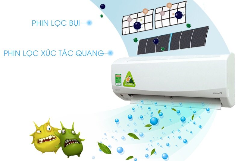 Máy lạnh Daikin Inverter 1 HP FTKC25PVMV Máy lạnh Daikin Inverter 1 HP FTKC25PVMV