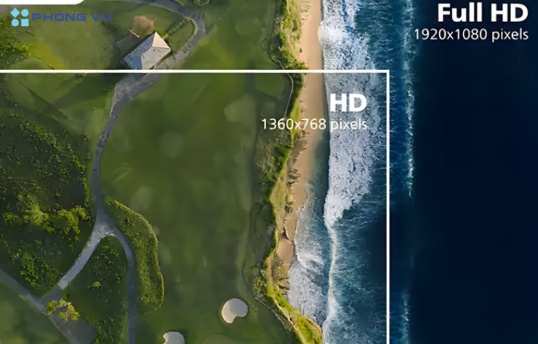 Màn hình Philips 24E2N1100/74 độ phân giải Full HD (1920 x 1080) nên chất lượng hình ảnh vô cùng sắc nét