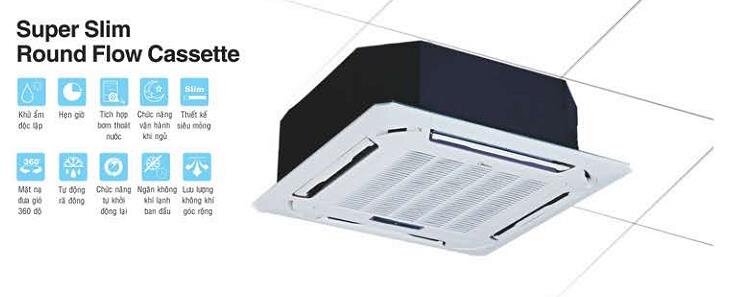 Điều hòa âm trần 2 chiều Midea MCD-18HR - 18.000BTU