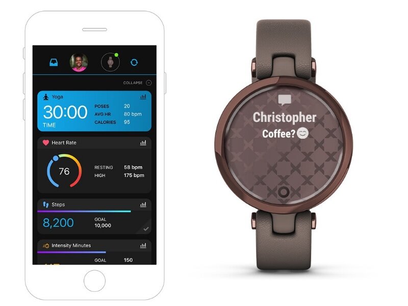 Đồng hồ thông minh Garmin Lily tính  năng thông minh