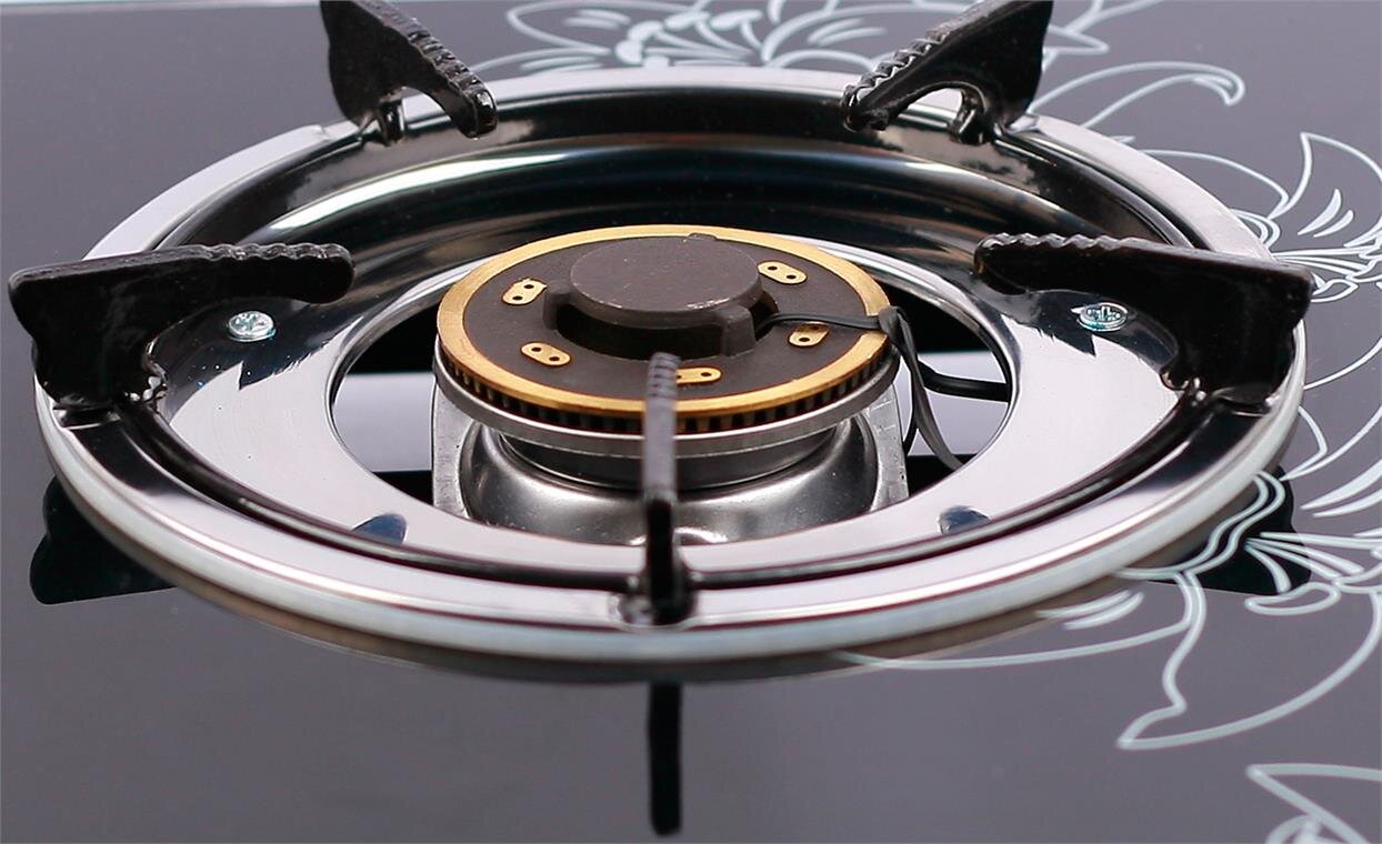 Bếp ga dương mặt kính 2 bếp Goldsun GS-2014GB Bếp ga dương mặt kính 2 bếp Goldsun GS-2014GB