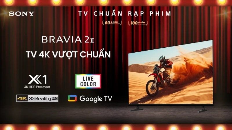 Google Tivi Sony 4K 55 inch K-55S25VM2