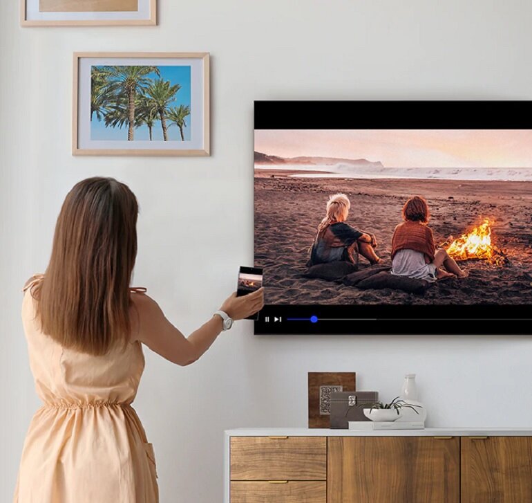 Smart tivi QLED Samsung 65 inch 4K QA65Q95T tính năng tapview