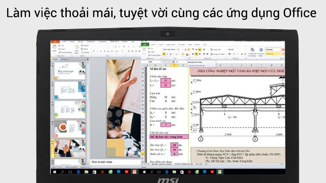 Laptop MSI GL62M 7RDX i7 7700HQ/8GB/1TB/2GB GTX1050/Win10