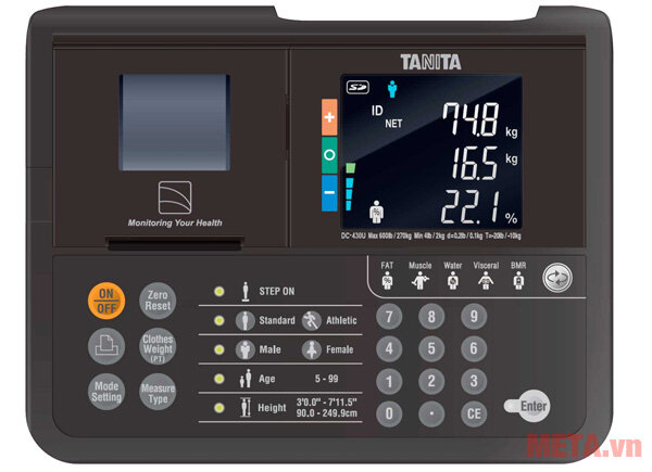 Máy phân tích cơ thể TANITA DC-360P