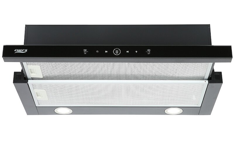 Máy hút mùi âm tủ Chefs EH-R906E7T thiết kế sang trọng, đẹp mắt (Ảnh: Chefs).