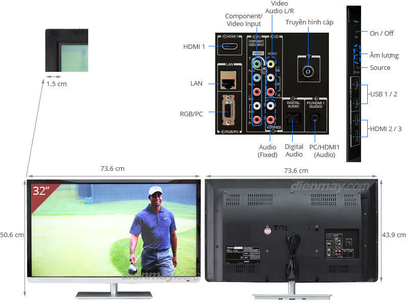 Smart Tivi LED Toshiba 32L5450 32 inch