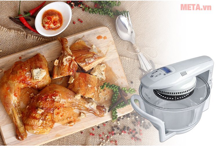 Lò nướng thủy tinh Tiger Queen AX-797LV 11 lít (trắng)