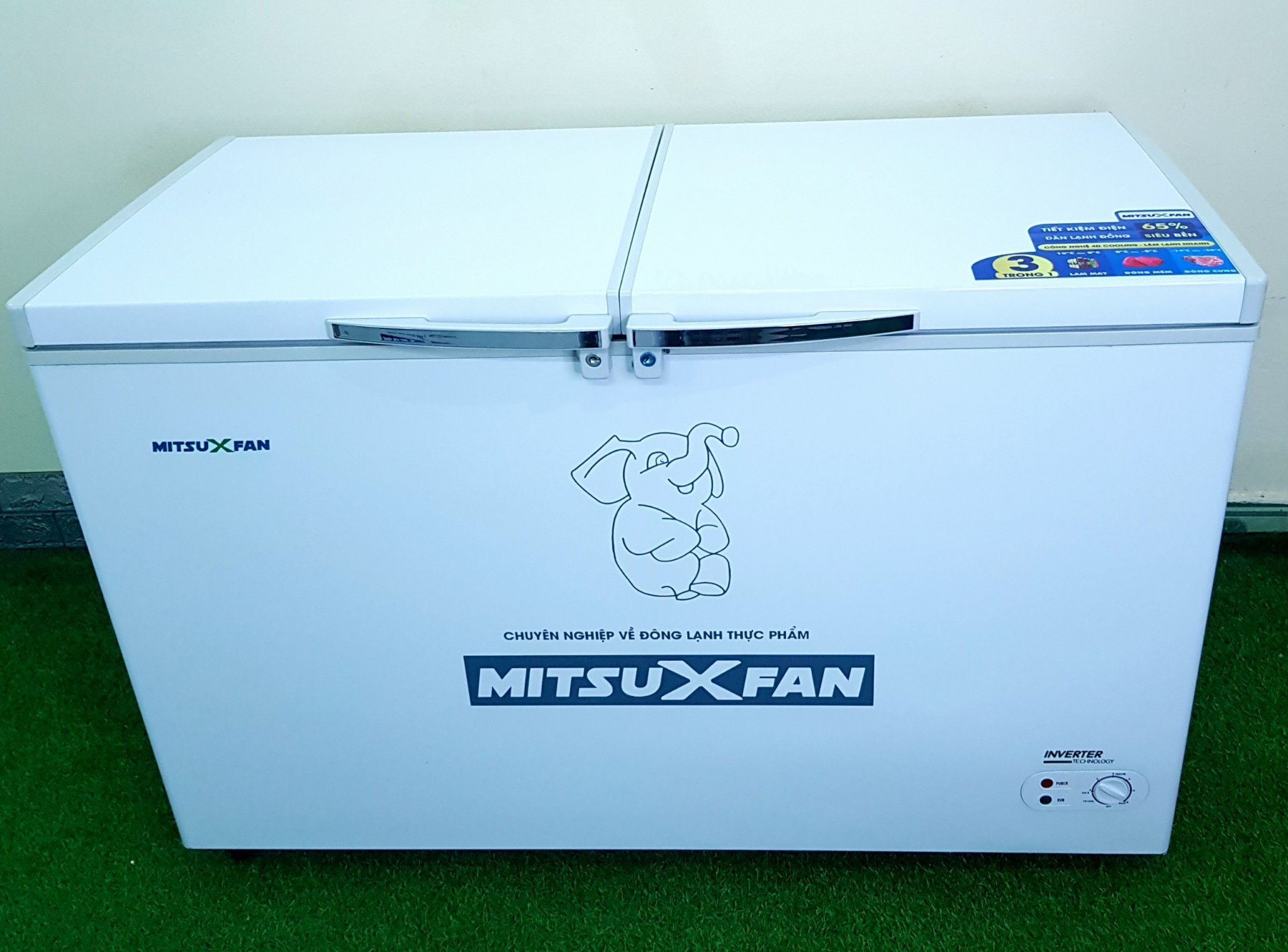  Tủ đông Mitsuxfan MF1-418GW2  inverter 1 ngăn 380 lít