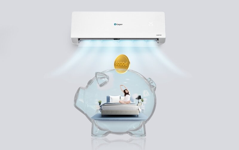 Điều hòa Casper Inverter 24000 BTU 2 chiều QH-24IU36A gas R-32