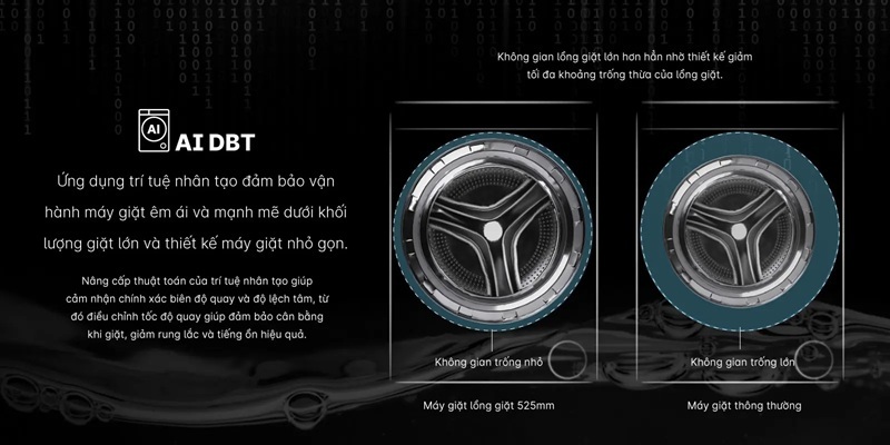 Máy giặt Aqua Inverter 10 kg AW10-B4959U1K(B) 6 Máy giặt Aqua Inverter 10 kg AW10-B4959U1K(B) tiện ích