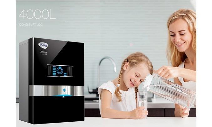 Máy lọc nước Unilever Pureit Mineral RO+UV công suất lọc lớn