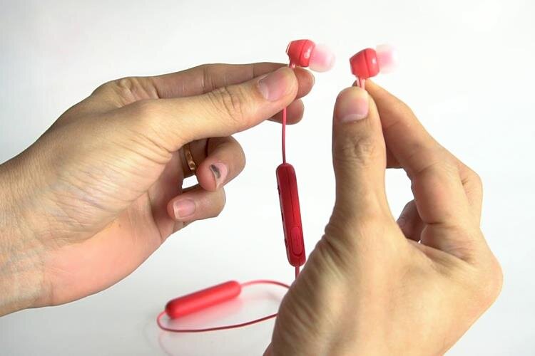 Tai nghe nhét tai không dây sony WI-C300/LZ E màu xanh dương