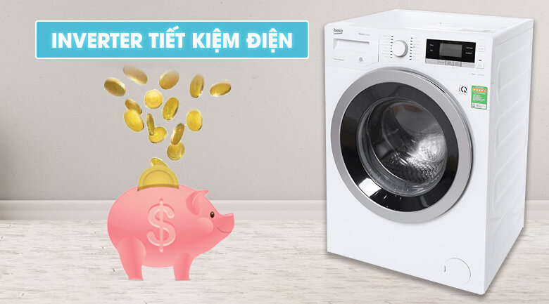 Máy giặt Beko inverter 8 kg WTV 8634 XS0 Máy giặt Beko inverter 8 kg WTV 8634 XS0