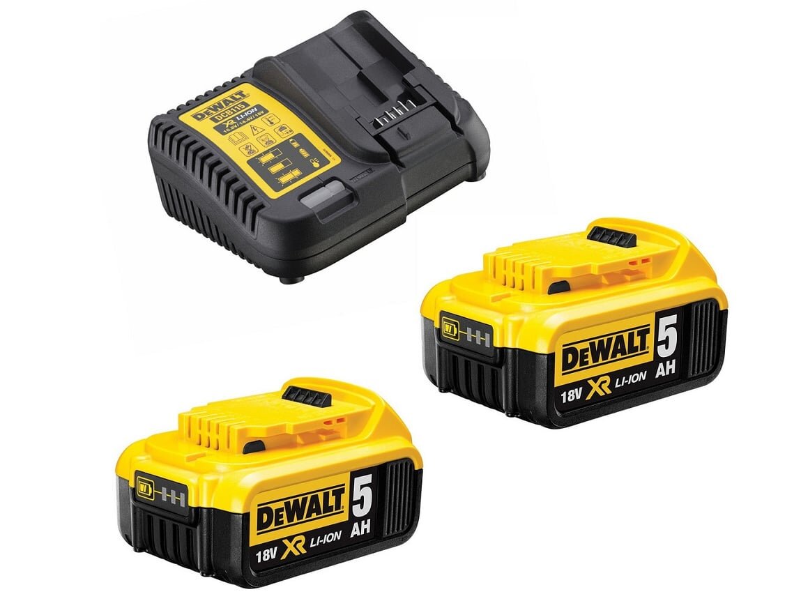 Pin và sạc của máy mài góc DeWalt DCG409P2