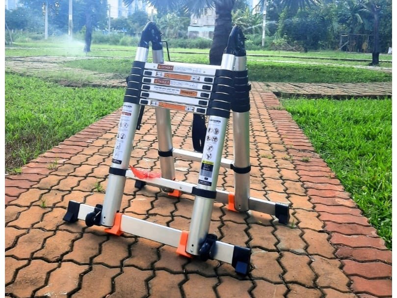 Thang nhôm rút đôi chữ A Nakata TY639  Thang nhôm rút đôi chữ A Nakata TY639