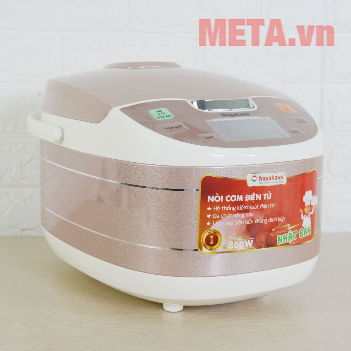 Nồi cơm điện tử Nagakawa NAG0103 (1,8 Lít)