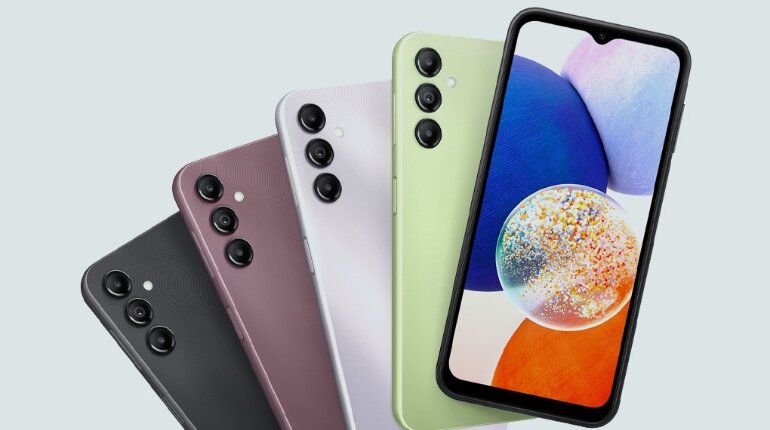 điện thoại samsung galaxy a14 5g thiế kế