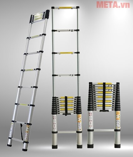 Thang nhôm xếp đơn AMC - 480 Thang nhôm xếp đơn AMC - 480