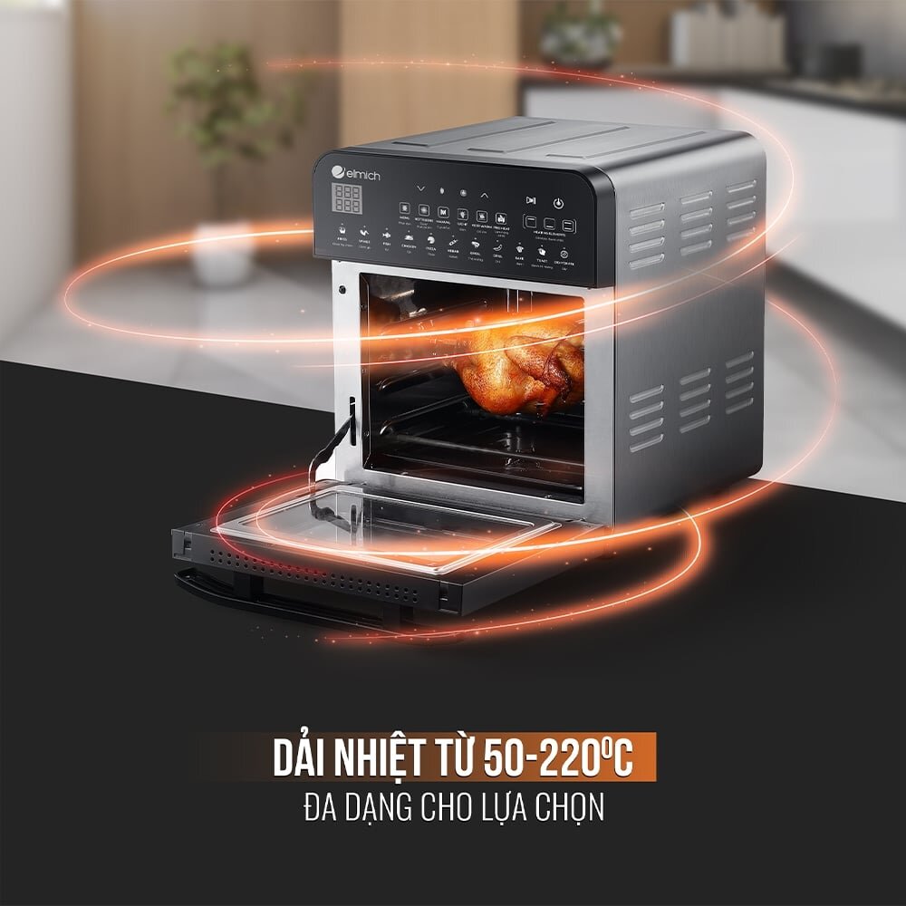 Lò chiên không dầu Elmich  