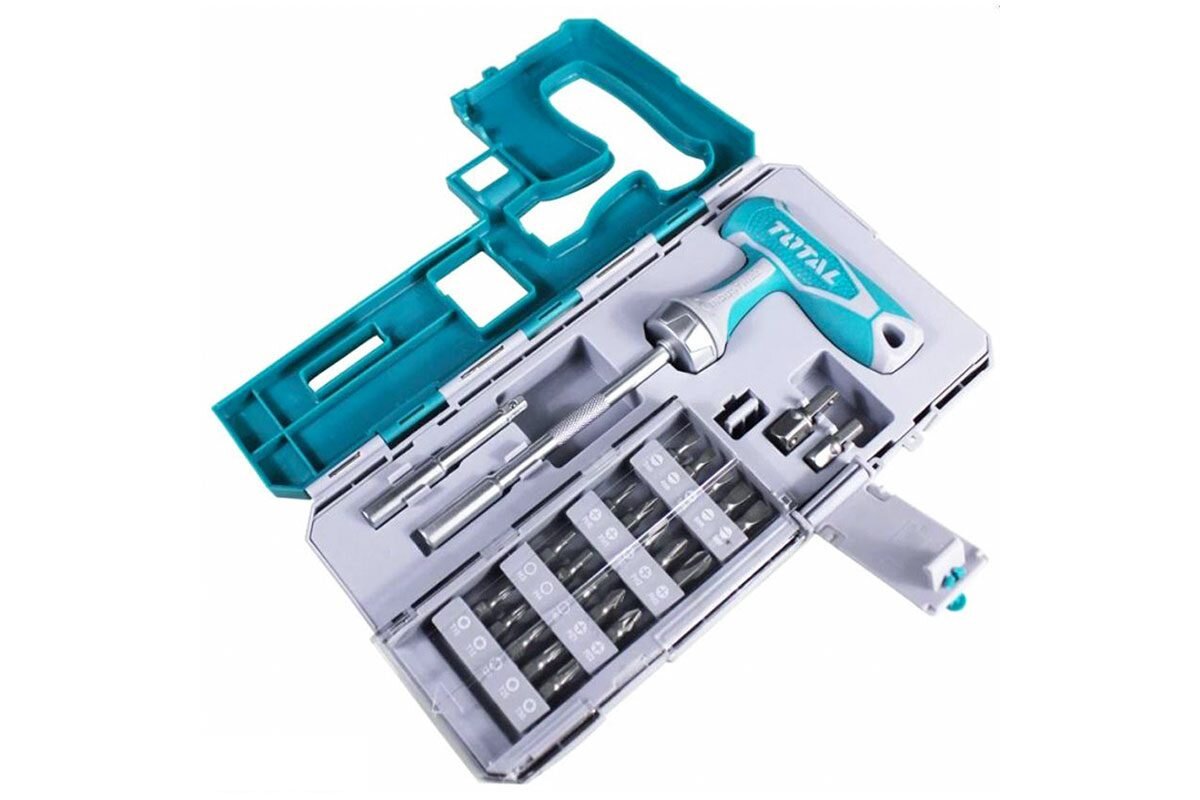 Bộ tua vít chữ T 25 chi tiết Total TACSD30256