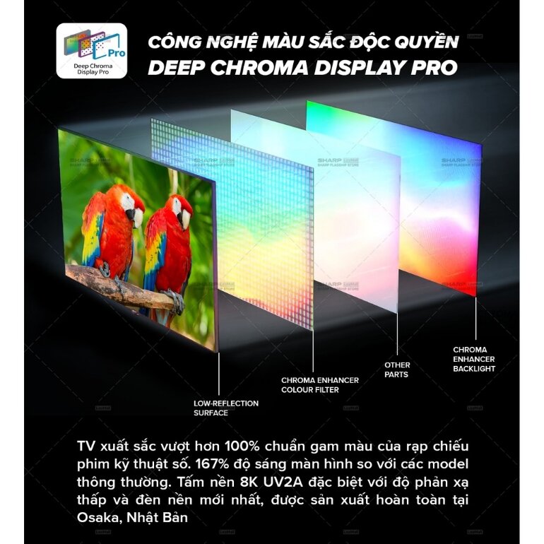 Android Tivi Sharp 70 inch 8K 8T-C70DW1X
