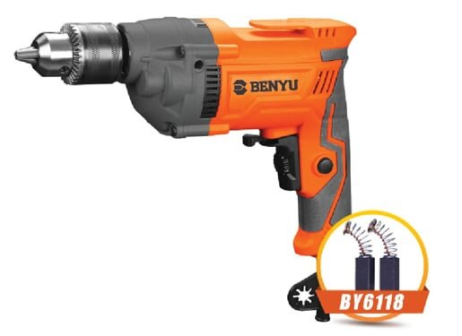 Hình ảnh máy khoan 13mm 650W Benyu BY6118 Hình ảnh máy khoan 13mm 650W Benyu BY6118