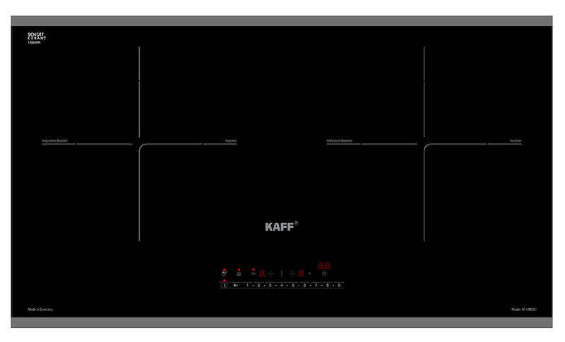 Bếp từ âm Kaff KF-HMG5II có các tiện ích thông minh