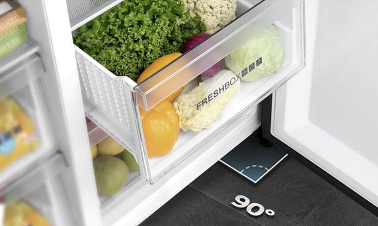 tủ lạnh side by side Aqua AQR-S480XA (BL)