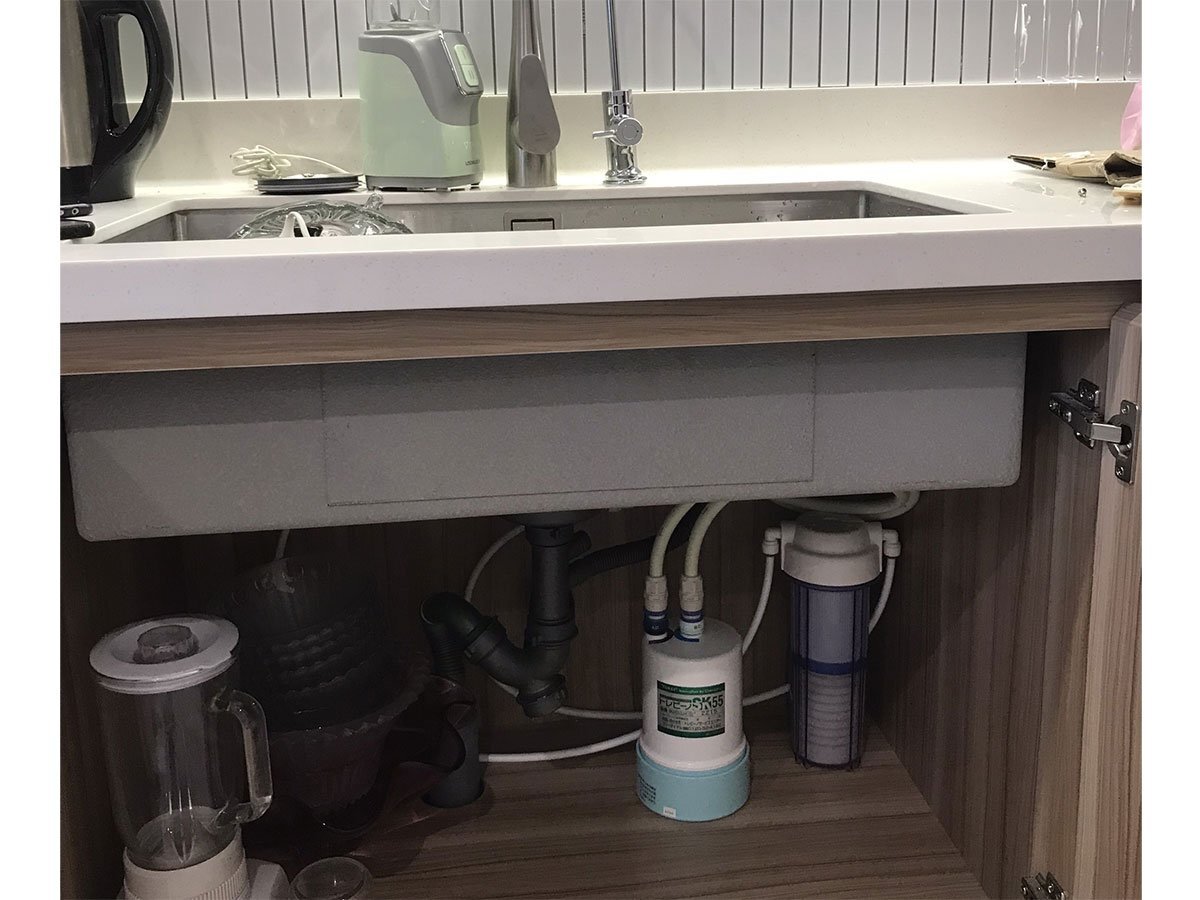 Máy lọc nước để gầm tủ bếp Torayvino SK55EJ-K-3SET có công suất lọc cao