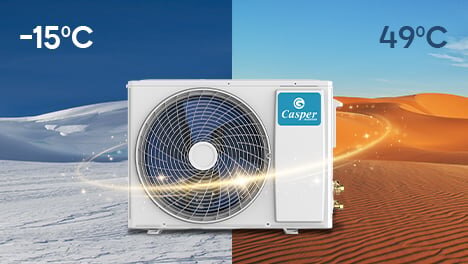 Dàn nóng điều hòa âm trần Casper 36.000BTU Inverter 1 chiều CC-36IS35 hoạt động tốt trong nhiều điều kiện thời tiết khắc nghiệt