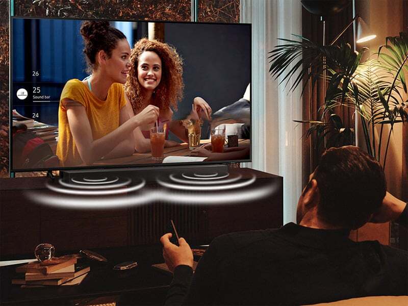 Loa Soundbar Samsung HW-C450/XV tích hợp chế độ ban đêm ít làm ảnh hưởng đến những người xung quanh Loa Soundbar Samsung HW-C450/XV tích hợp chế độ ban đêm ít làm ảnh hưởng đến những người xung quanh