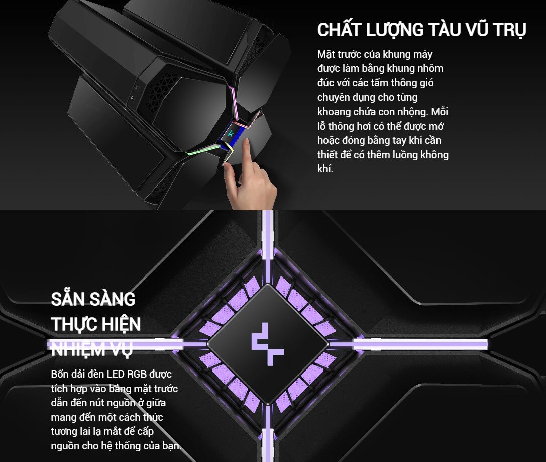 Vỏ Case DeepCool QUADSTELLAR INFINITY 