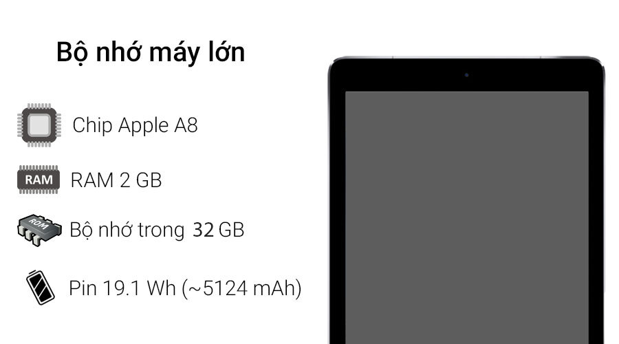 Máy tính bảng iPad Mini 4 Wifi 32GB