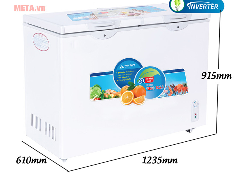 Tủ đông Funiki Hòa Phát 245 lít HCFI-606S2Đ2 Tủ đông Funiki Hòa Phát 245 lít HCFI-606S2Đ2