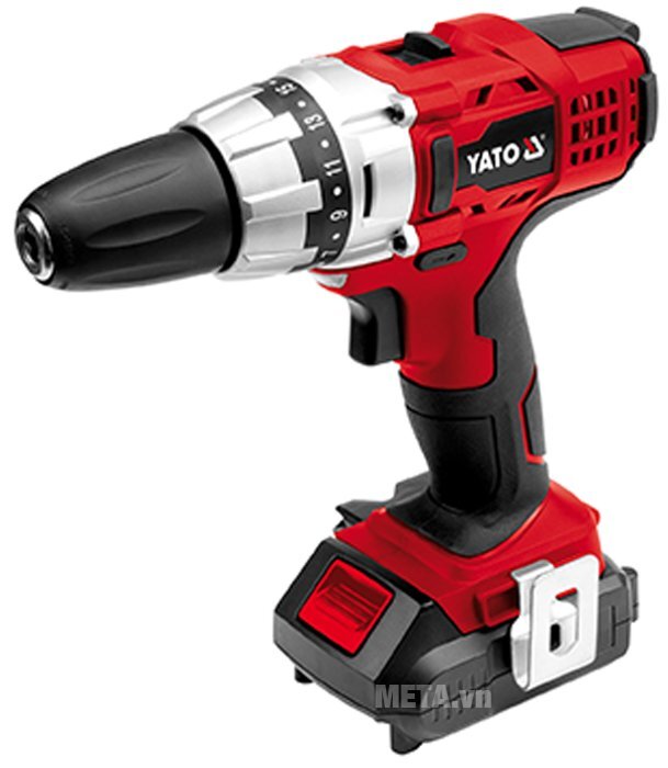 Hình ảnh máy khoan vặn vít dùng pin Yato YT-82855 Hình ảnh máy khoan vặn vít dùng pin Yato YT-82855