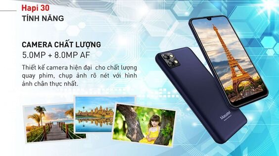 Quay phim, chụp ảnh với camera chất lượng cao 