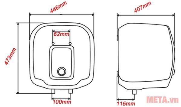 Bình nước nóng gián tiếp 30 lít Atlantic ONDEO ACCESS