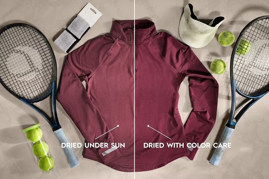 máy sấy thông hơi Electrolux UltimateCare 9kg EDS904H3WC sở hữu công nghệ ColourCare giảm phai màu