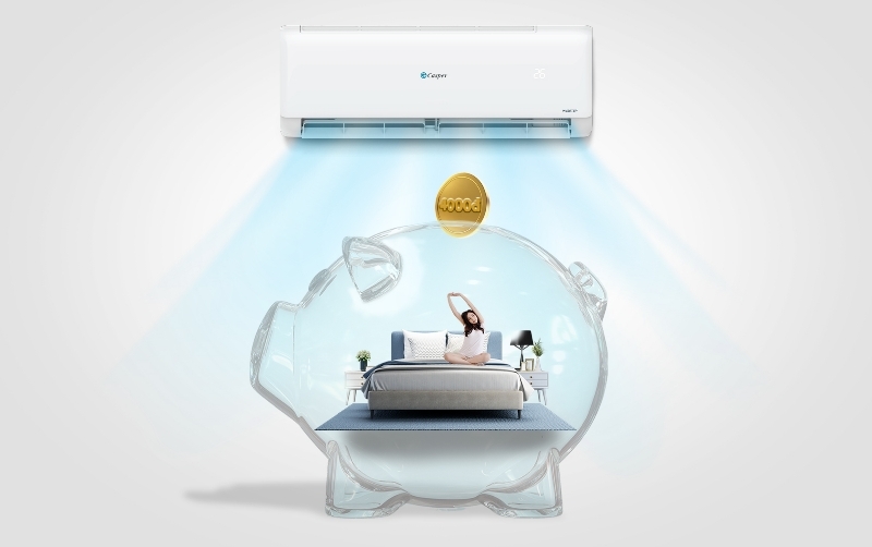 Điều hòa Casper Inverter 9000 BTU 1 chiều TC-09IS36 gas R-32 2 Điều hòa Casper Inverter 9000 BTU 1 chiều TC-09IS36 tiét kiệm điện