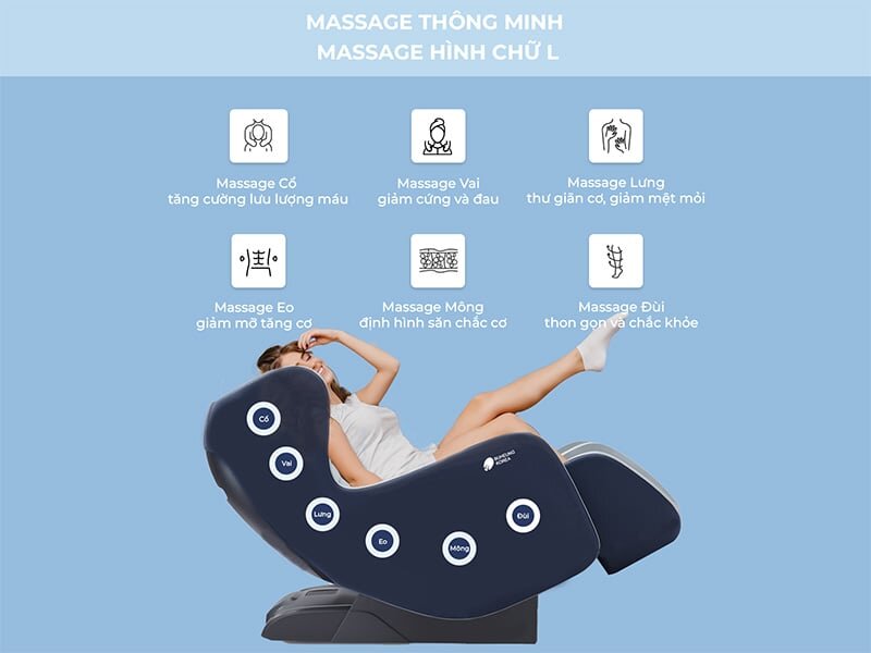 Ghế massage Buheung Blue Angel MK-5400