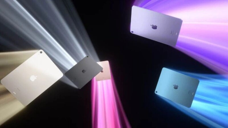 iPad Air 5 có thiết kế sang trọng, nhiều màu sắc để lựa chọn