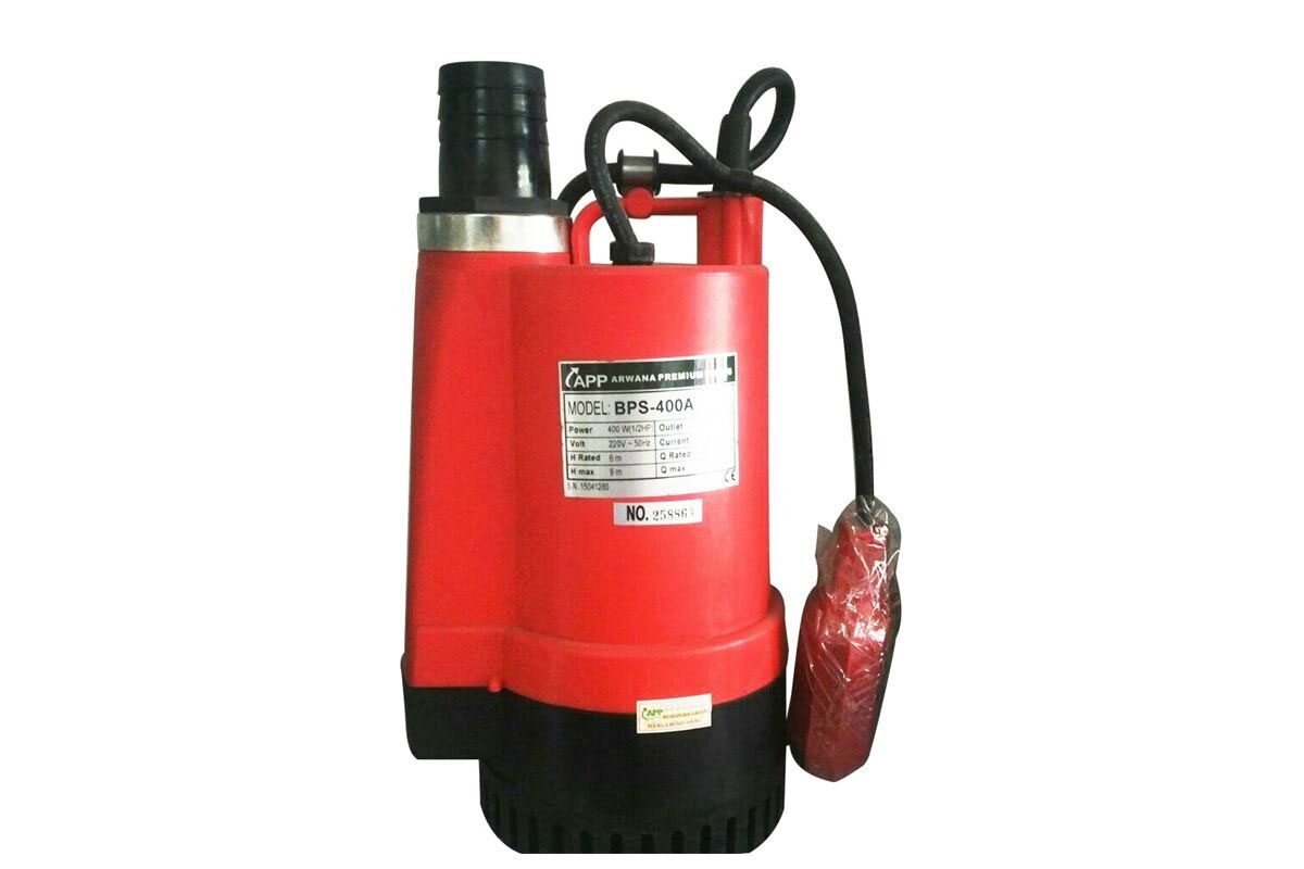 Máy bơm chìm dân dụng có phao 1/2HP APP BPS-400A